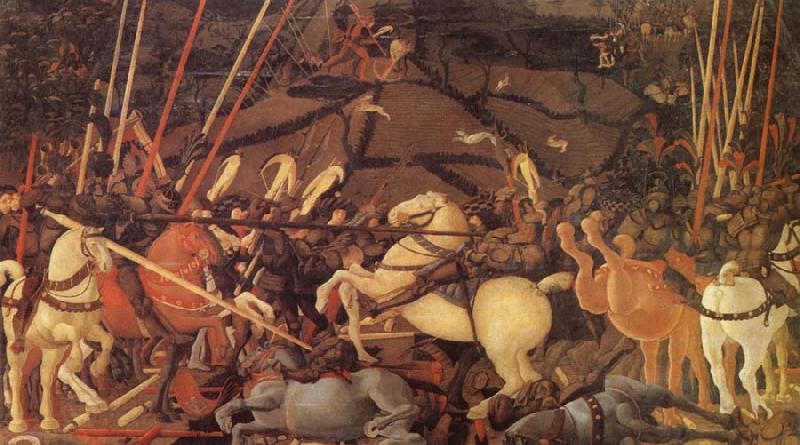 UCCELLO, Paolo The Battle of San Romano oil painting picture